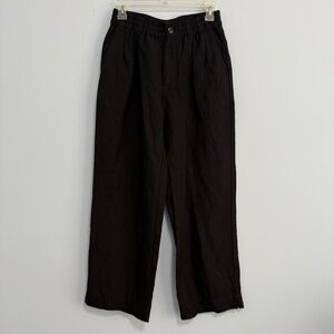 Madewell Drapey‎ Wide Leg Black Pants size XS
